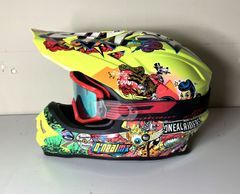 O'Neal 3 Series Crank Helmet オニール モトクロス ヘルメット ゴーグル付き