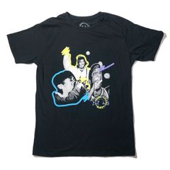 A Tribe Called Quest 正規品 新品 ヒップホップ Tシャツ Paint 半袖 黒 ネイティブ・タン