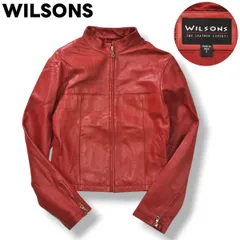 本革レザージャケット　えんじ色赤レッド　ヴィンテージ90sブルゾン短丈ハイネック 2026年最新】レザージャケット 赤の人気アイテム - メルカリ