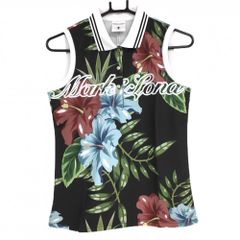 極美品 マークアンドロナ SLP ノースリーブポロシャツ Tライン
