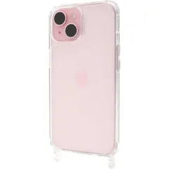 【新着商品】スマホショルダー ショルダー 用 TPU クリアケース 背面ケース リング型 ストラップホール付き 可愛い おしゃれ (iPhone 15)