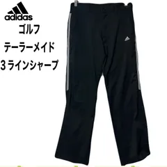 adidas アディダス ゴルフ パンツ テーラーメイド　3ラインシャープ　万国旗
