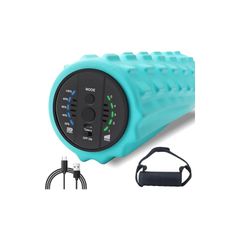 COOBST Vibration Foam Roller, Electric Foam Roller, 5 Intensity Levels, Rechargeable, Built-in Battery, High-Durability EVA Solid Core, Fitness, Yoga, Sports, Recovery, Carrying Bag Included.