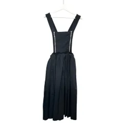 COMME des GARCONS COMME des GARCONS コムコム コムデギャルソン 17AW ポリエステル縮絨加工ジップデザインジャンパースカート RT-A007 13896