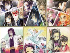 【中古】紙製品 全6種セット 「鬼滅の刃 提供イラスト(柱合会議・蝶屋敷編)ランダム複製ミニ色紙」