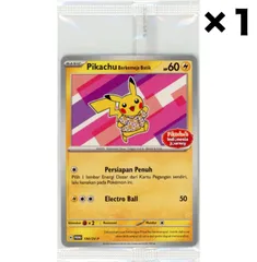 バティックシャツを着たピカチュウ PIKACHU BATIK 4枚セット 各5枚 バティックシャツを着たピカチュウ PIKACHU BATIK 4枚セット