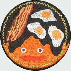 【中古】バッジ・ピンズ カルシファー 「ハウルの動く城 刺繍ブローチコレクション」