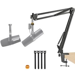 【特価商品】sm7bマイクスタンド 用の調整可能なカンチレバーシザーアームデスクスタンド、Shure mv88 mv7マイクアームshure Shure For