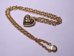 ソニアリキエル　ネックレス　ハート　ゴールド SONIA RYKIELソニア リキエル ハートタッセル ネックレス