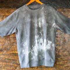 天然墨染めTシャツ　A08