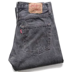 80s Levi'sリーバイス 501 ペンキ飛び 先染め ブラック デニムパンツ W30 L33★ユーロ オールド ビンテージ ジーンズ ストレート