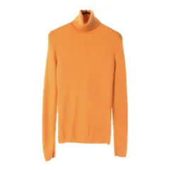 スナイデル 長袖 タートルネック リブ ニット オレンジ snidel SWNT225095 レディース 古着 【240428】