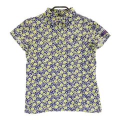 サイズ：1 JACK BUNNY ジャックバニー  半袖ポロシャツ 花柄 ネイビー系 [240101326072]# ゴルフウェア レディース ストスト