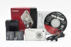 ★実用品★ カシオ CASIO EXILIM EX-S10 バッテリー2個 元箱付属 コンパクトデジタルカメラ #1018A0