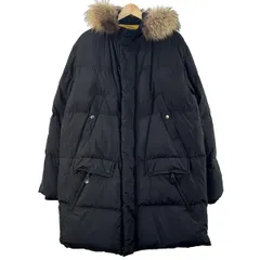 allegri(アレグリ) ダウンコート サイズ48 XL メンズ美品  - 黒 長袖/ファー/冬