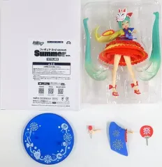 【中古】フィギュア 初音ミク(笑顔) 「キャラクター・ボーカル・シリーズ 01 初音ミク」 2nd season Summer ver. タイトーオンラインクレーン限定