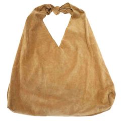 THE ROW ザ ロウ Bindle Handbag スエードレザーハンドバッグ キャメル
