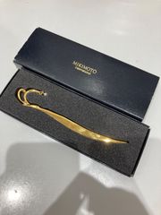 ＊ミキモト MIKIMOTOゴールド レターオープナー 18-8 真珠 パール付き