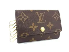 ■極美品■ LOUIS VUITTON ルイヴィトン M62630 モノグラム ミュルティクレ6 6連 キーケース 鍵入れ ブラウン系 FG7690