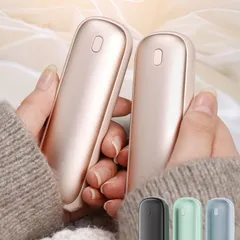 YUSIDO 充電式カイロ 10000mAh大容量 1台2役 モバイルバッテリー 長時間連続使用 3段階温度調節 急速発熱 ハンドウォマー 電気 usb モバイルカイロ 超軽量 コンパクト 持ち運びやすい 冷え対策 エコ おしゃれ ギフト