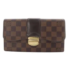 ルイヴィトン LOUIS VUITTON ダミエ ポルトフォイユ システィナ 長財布 二つ折り ブラウン N61747 /YO17 ■OH