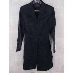 ◇ COMME CA DU MODE コムサデモード 薄手 長袖 コート ブラック *  【1002796884870】