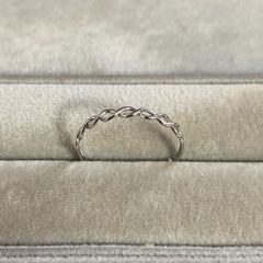 s*u様 美品 Pt900 チェーンデザインリング プラチナ - メルカリ