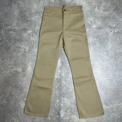 LEVI'S リーバイス 1970's 70s Levi’s 646-1424 コットンツイル カツラギフレアパンツ W33 DEADSTOCK USA製 vintage 645U