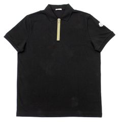 112 MONCLER モンクレール 8A00009 899UR ブラック ポロシャツ 半袖