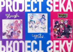 【中古】クリアファイル 集合 特製A4クリアファイル 「CD プロジェクトセカイfeat.初音ミク 3rd Single」 5タイトル連動購入特典