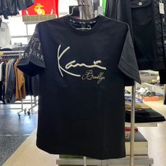 XL あり‼️日本限定‼️karlkani カールカナイ⚫︎半袖　ハイブリッド　メタリック　Tシャツ　ブラック　L XL