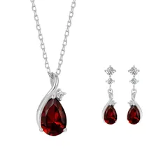 【在庫セール】[FH.bird] ペリドット ネックレス レディース ピアスセット 人気 シンプル 8月誕生石 無限元素「ラブストーン」シルバー925 金属アレルギー対応ネックレス 大粒のです パーティー プレゼント 人気 アクセサリー