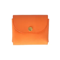 ☆ ORANGE ☆ R.C.L イタリアンシームレス ミニウォレット ミニウォレット 本革 ミニ財布 ミニサイフ 財布 コンパクト カードケース カード入れ 小銭入れ コインケース 牛革財布 レディース メンズ 革 レザー 手のひら サイズ