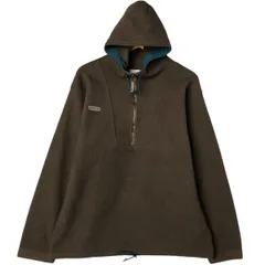 古着 90年代 コロンビア Columbia 白タグ ハーフジップ フリースプルオーバーパーカー USA製 メンズL相当 ヴィンテージ/eaa558744