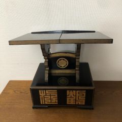 早稲田大学卒業記念 大隈講堂 木彫 アクセサリーボックス オルゴール