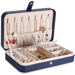 新品 イヤリング ピアス ネックレス じゅえりーぼっくす ブレスレットなど小物入れアクセサリー organizer box ボックス jewelry 仕切り付き宝石箱 メンズ 持ち運び 携帯用 女性 指輪置きジュエリー収納ケース ｼﾞｭｴﾘｰﾎﾞｯｸｽ 女の子