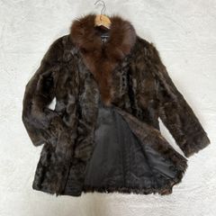 lupian furs ルピアンファー 毛皮　コート　茶色　管理番号KKVRA107