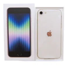 Apple アップル iPhoneSE 第三世代 スターライト 64GB MMYD3J/A アイフォン スマートフォン A2404145