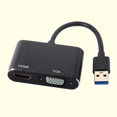 【特価商品】3.0 & 2.0 - USB HDMI & VGA HDTV アダプターケーブル CY 外部グラフィックスカード Windows MacBook ノートパソコン用