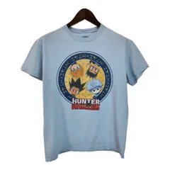 HUNTER×HUNTER ハンターハンター 半袖Ｔシャツ アニメ キャラクター ライトブルー(メンズ MEDIUM)中古 古着 T9103のサムネイル