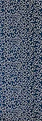 【人気】手ぬぐい「唐草 紺」 本染め 染の安坊 綿100% 特岡 日本製 35cm×100cm