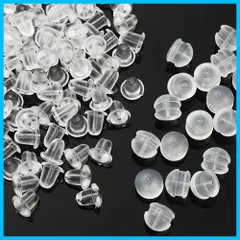 ピアス パーツ キャッチ 2種120個 樹脂 シリコンキャッチー 落ない 下向き