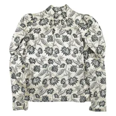 ERiKOKATORi / エリコカトリ | flower jacquard blouse ジャガード シャツ | F | ベージュ/ブラック | レディース ERiKOKATORi / エリコカトリ | flower jacquard blouse