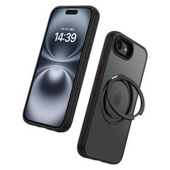 【特価商品】【ストレス解消・安定360°スタンド】GaoBao iPhone 16e ケース 縦横両対応 MagSafe対応 マグネット搭載 米軍MIL規格耐衝撃 レンズ保護 指紋防止 半透明 マグセーフ対応 滑り止め 手持ち撮影 安定性 あいふおん16eケー