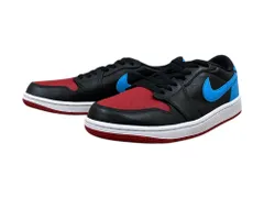 NIKE (ナイキ) WMNS AIR JORDAN 1 RETRO LOW OG ウィメンズ エアジョーダン1 レトロ ロー スニーカー CZ0775-046 27.5cm US10.5 ブラック レッド ブルー メンズ/078のサムネイル