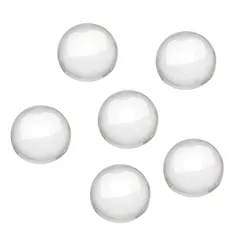 【人気商品】20個入りセット DIY ジュエリー用 ファッション 工芸品 14mm ガラスカボション クリア 半球ガラス ペースター