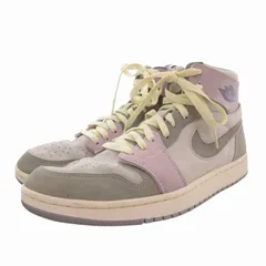ナイキ NIKE AIR JORDAN 1 ZOOM AIR CMFT 2 スニーカー ハイカット シューズ スエード 29.0cm グレー 紫 パープル DV1305-005 /FT ■GY