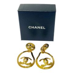 【中古】【箱付き】 CHANEL シャネル GP 96P ココマーク イヤリング ゴールド 412393 イヤリング