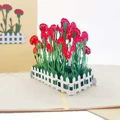 F013 立体 バースデーカード 手作り3Dポップアップカード、お誕生日カード、フラワーカード、メッセージカード、七五三祝い、母の日、父の日、バレンタインなどに最適なグリーティングカード、祝福カード F013