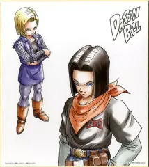 【中古】紙製品(キャラクター) 人造人間17号＆18号 色紙 色コレ 「一番くじ ドラゴンボール VS EXISTENCE」 D賞